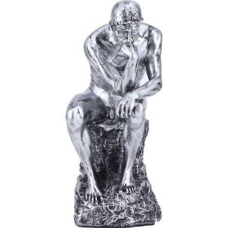 Denker-Skulptur aus Kunstharz im europäischen Stil, Ornament für