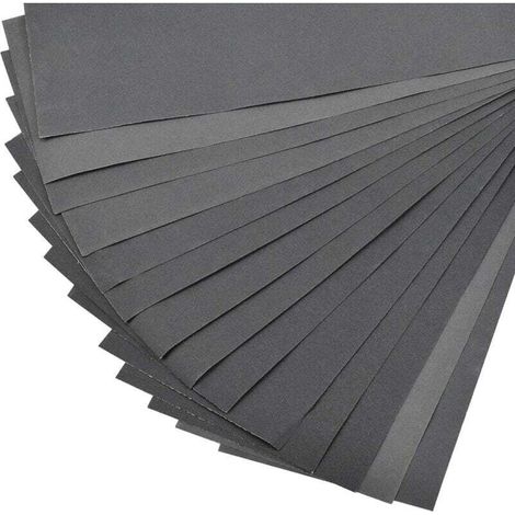 [NEVER USED] Sandpaper for wood, fine sandpaper, abrasive paper for wet or dry use, 400, 600, 800, 1000, 1200, 1500, 2000 grit sandpaper