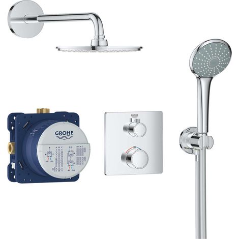 Grohe Grohtherm Duschsystem Unterputzmodell mit Rainshower