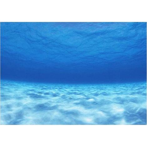 3D One Side Aquarium Universe Paysage Affiche Fish Tank Fond 122x46cm (1/5)