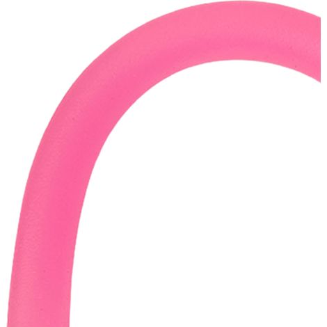 Corde de traction élastique en silicone One Word, multifonctionnelle et réglable, résistance à la traction de 4,5 kg (10 lb), pour extenseur de poitrine, sangle extensible rose (1/5)