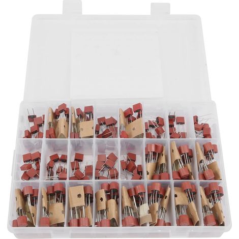240 Pieces 382 392 24 Value Cylindrical Fuse LCD TV Power Supply PCB Fuse Kit (1/5)