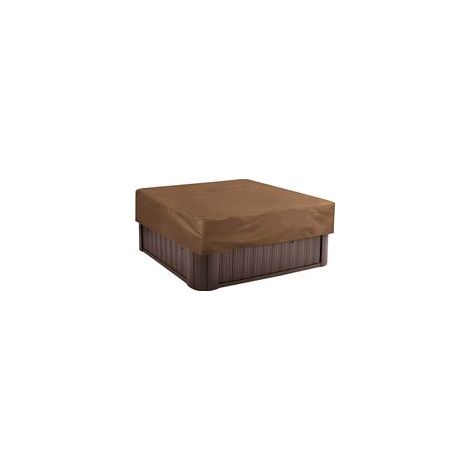 Housse de protection pour spa extérieur – Tissu Oxford imperméable – Résistante aux UV et à la poussière – Dimensions 220x220x30 cm (1/3)