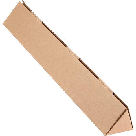 10 cajas triangulares, cartón corrugado resistente, montaje rápido sin pegamento, almacenamiento plano, envío de artículos largos