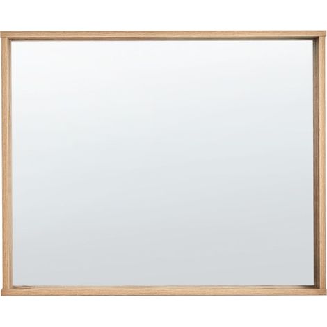 Wandspiegel ROSELL 80 cm 65 cm Hellbraun