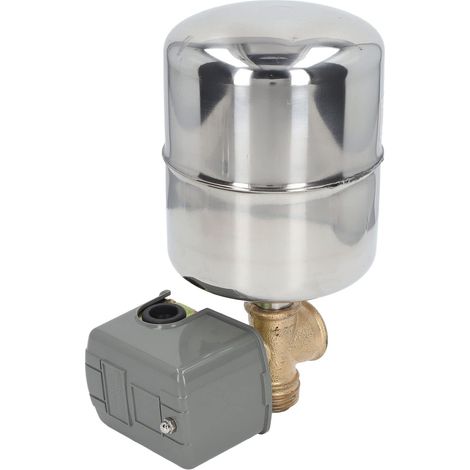 Einstellbarer Druckschalter für Brunnenpumpen (20 bis 40 PSI) mit 2-Liter-Druckbehälter und Anschlussset, 110 V oder 230 V, für selbstansaugende Wasserpumpen oder automatische Pumpensteuerung (1/5)