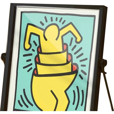 Cadre photo acrylique moderne, peinture décorative métal noir, décoration bureau, cadeau 14,5x19,5 cm CBS1003B, cadre mural simple (1/4)