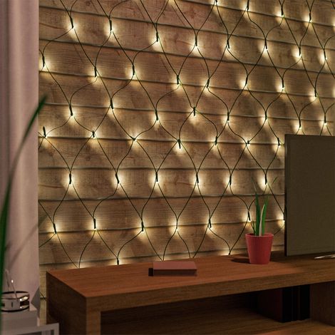 100er LED-Lichternetz warmweiß-MLK082W (1/5)
