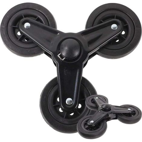 1 paire de roue chariot, chariot de courses, roues triangulaires pour chariot de courses, pices de rechange pour roues de chariot, fournitures pour chariot, plastique (1/4)