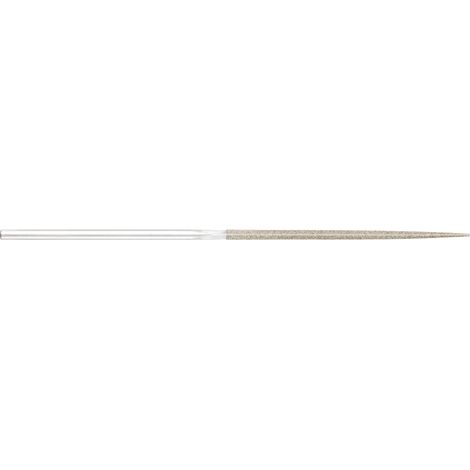 PFERD TOOLS Diamant-Nadelfeile dreikant extra schlank 140mm D126 (mittel) für tiefliegende Konturen (1/3)