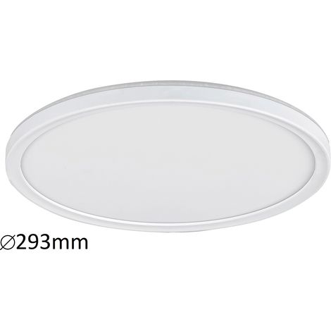 Plafonnier encastré 29,3 cm LED 18W blanc rond Pavel (1/4)