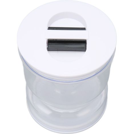Nouveau bocal à cornichons de cuisine avec séparation des ingrédients secs et humides, bocal en forme de sablier, récipient en plastique pour la conservation des conserves. (1/5)