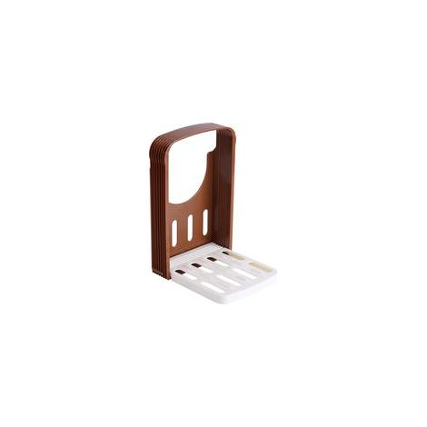 4-stöckiger, klappbarer Brotschneider mit rutschfester Unterseite für Brote aller Größen und Portionen von Schinken, Käse und Gemüse (Brotschneider) - Crezuo