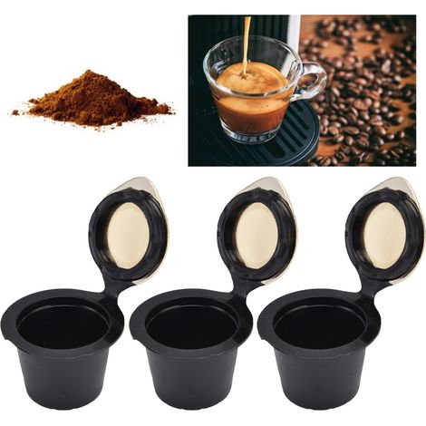 Filtre à café réutilisable, coque de capsule à café, kit de capsules à café compatible avec Essenza et Essenza Krups, etc. (1/5)