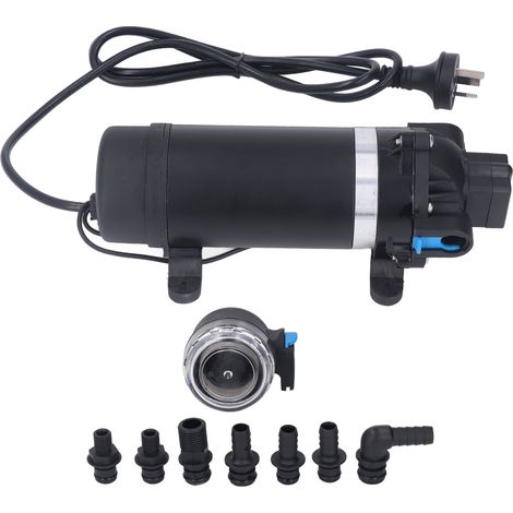 Pompe à membrane haute pression micro auto-amorçante surpresseur 1.4GPM 110W prise AU AC230V (1/5)