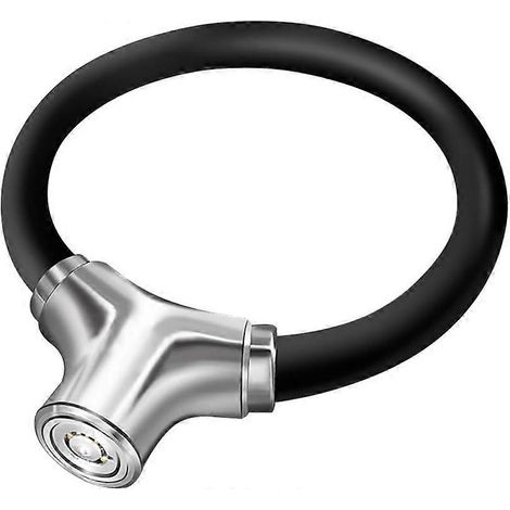Antivol de vélo universel mini portable avec chaîne et cadenas à clés (1/5)