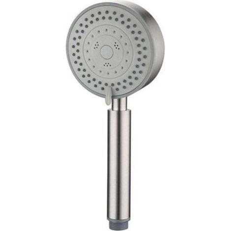 Pommeau Douche Haute Pression en Acier Inoxydable 304, Douche 5 Modes de Douchette à mainet bouton de l'interrupteur, Douche Salle de Bain Haute Pression et Installation Facile (1/4)