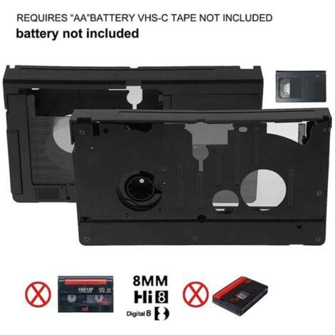 NALOOKAMIC  Adaptateur Cassette VHSC2310 pour CaméScopes -C SVHS Motorisé Pas 8mm/MiniDV/Hi8