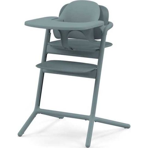 Chaise haute évolutive CYBEX LEMO 2 - Bleu - Réglable en hauteur et en profondeur - Set bébé inclus