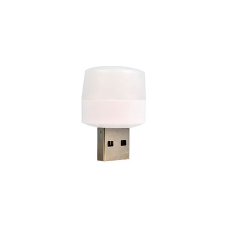 USB-Nachtlicht, runde LED-Lampe, Mini-Tragbares Umgebungslicht zum Schutz der Augen, Netzbetriebenes mobiles Nachtlicht - Crezuo
