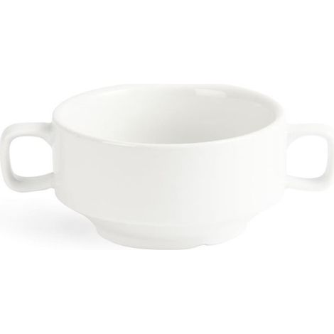 Bol à Soupe avec Anses Blancs 115mm - Boite de 6 - (1/2)