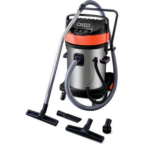 Aspirateur eau et poussière professionnel 3000W – 70 litres – Tri moteurs - sans sac - cuve 70L - livré avec accessoires (1/4)