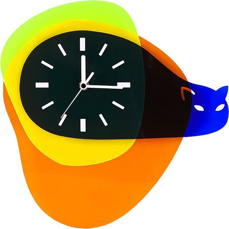 Horloge murale minimaliste nordique, à piles, silencieuse, décoration pour salon (1/5)