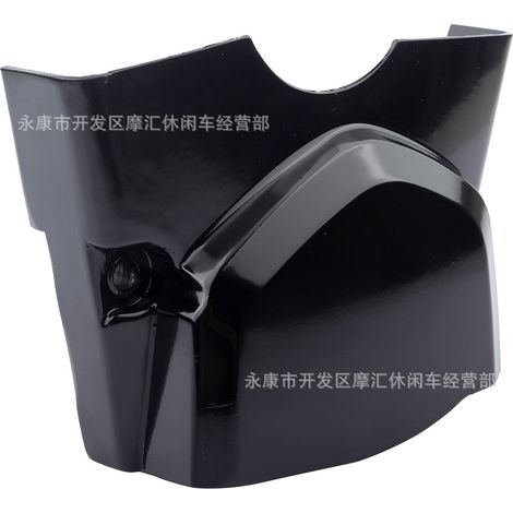 Accessoires pour motos tout-terrain, quads et véhicules de plage : cache-moteur latéral 70-110 cm³, cache-chaîne, cache-chaîne noir (1/5)