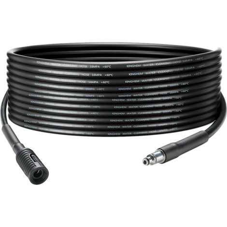 Tuyau de Rechange 10M pour Bosch AQT Aquatak Nettoyeur à Haute Pression, Raccord Rapide SDS, Accessoires de Tuyau de Nettoyage à l'eau, Tuyaux Flexible de Rallonge