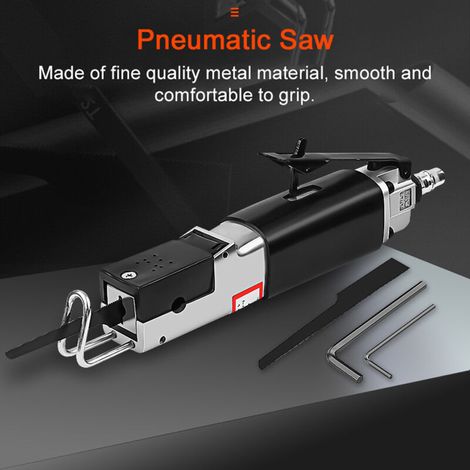 Scie Pneumatique Pour Tôle Auto, Outil De Coupe Alternatif Puissant, Scie À Métaux, Accessoire Réparation Et Entretien Automobile (1/4)
