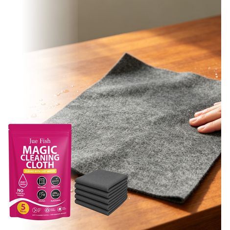 Amazing cleaning cloth for everyday cleaning, removing oil and dust from household surfaces - 5 pieces (1/5)
