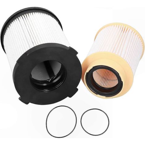 Satz mit 2 Dieselkraftstofffiltern mit Gummi-O-Ringen für den Titan XD 5.0L Motor (1/5)