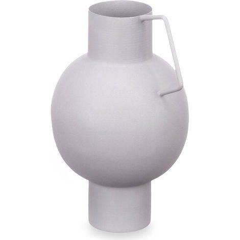 Vase aus Metall in Pastellfarbe, H. 23 cm