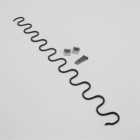Kit de ressorts de compression - Pinces pour ressorts de canapé - Réparation de meubles - Acier inoxydable - 50 cm - Argent (1/5)
