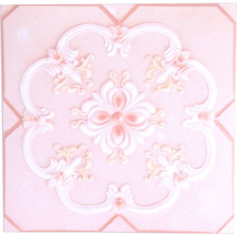 Autocollants muraux auto-adhésifs en PVC pour carrelage, 10 pièces, décalcomanies 3D, décoration de maison, 12CM x 12CM 4