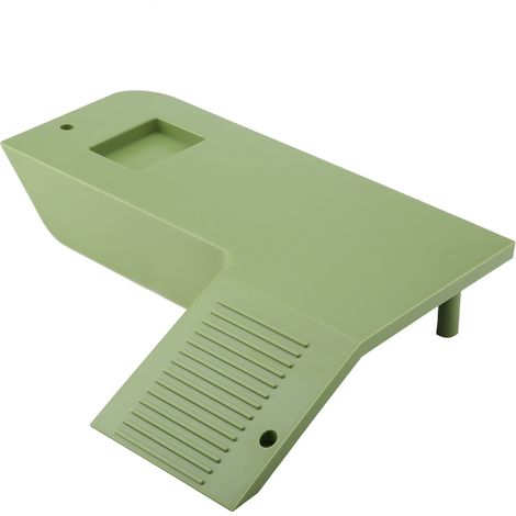 Île flottante tortue-grenouille, animal aquatique, reptile, habitat, fournitures, décoration d'aquarium (vert) (1/5)