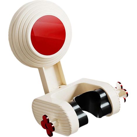 Support de douchette amovible, support de douchette à ventouse, support de douchette mural, accessoire de douche, rouge. (1/5)