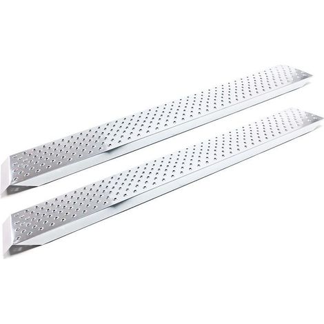 Paire de Rampes de chargement moto pliable 400 kg 160 cm de long (1/2)