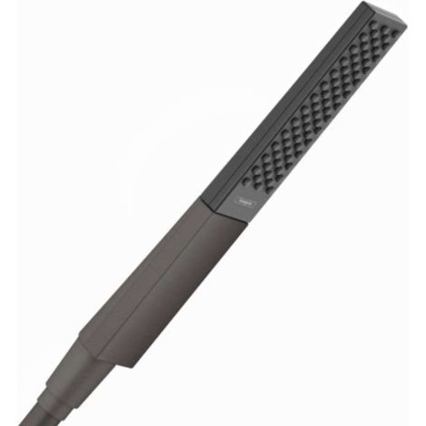 Hansgrohe Rainfinity - Cabezal de ducha, 1jet, cromo negro cepillado 26866340