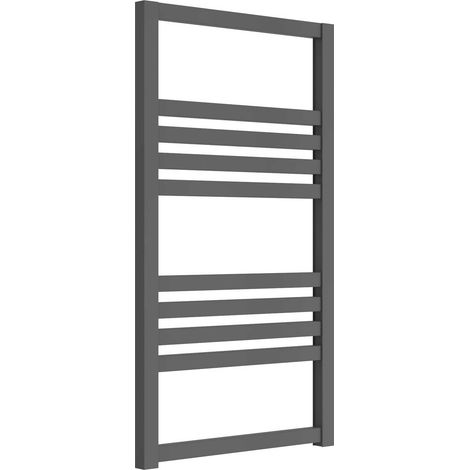 Reina Bolca Designer Heated Towel Rail 870mm H x 485mm W Anthracite