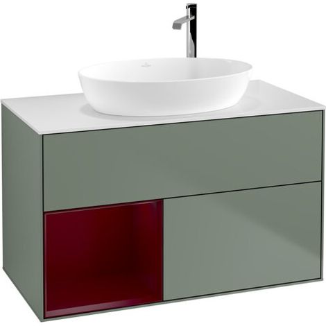 Villeroy & Boch F891HBGM Meuble sous lavabo Finion F89 (1/2)