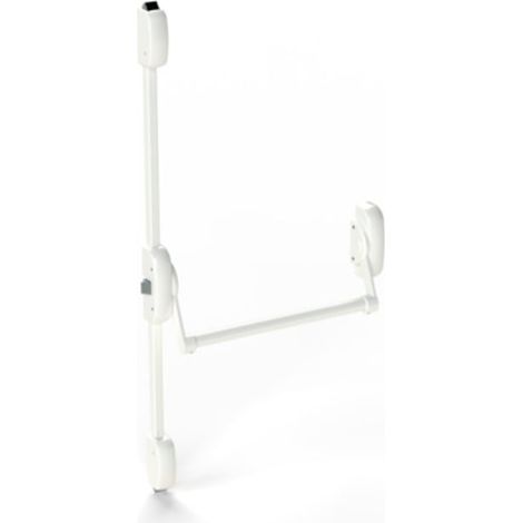 Serrure antipanique MODULO barre 1150 mm 2 et 3 points latéraux coupe-feu blanc - ANTIPANIC