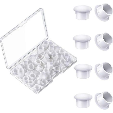 100 bouchons en plastique de 10 mm pour trous de vis, comme illustré (1/5)