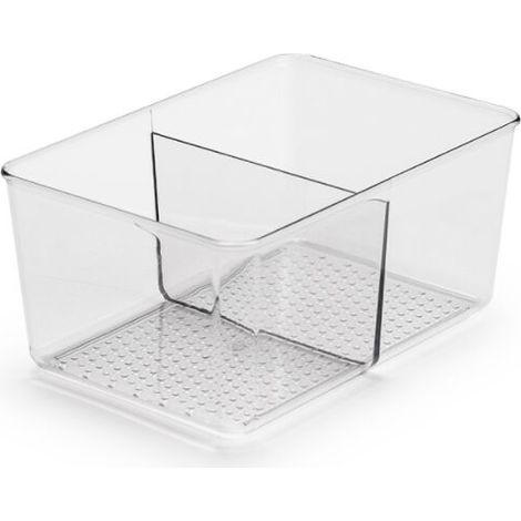 Boîte de rangements, boîte de rangement de bureau à domicile, organisateur cosmétique en plastique transparent, boîte de rangement pour étui à rouge à lèvres (1/4)