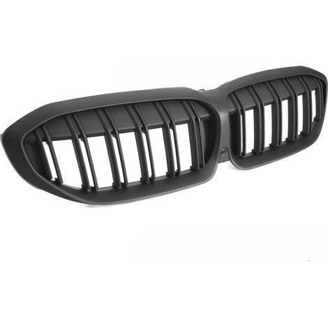 Grille de Calandre ABS BMW Serie 3 G20/G21 2019 a 2022 Noir Mat Double Barres-42533042 (1/5)