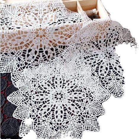 Tischset, Häkelmuster, Umweltfreundliches Material, 3, 35cm (1/2)