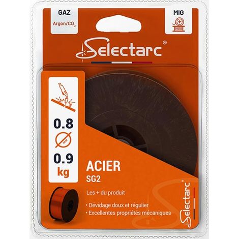 Fil Mig Sg2/G3Si1 D100 0,8Mm (0,9Kg) Selectarc