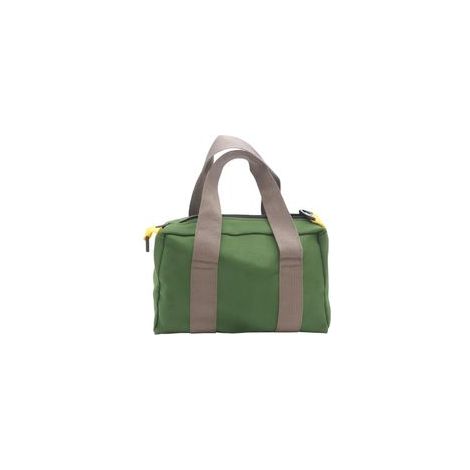 Sac à outils à large ouverture de 30 cm, sac de rangement pour outils en toile résistante, sac fourre-tout grande capacité, sac organisateur multifonction pour clés et pinces (vert) (1/5)