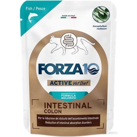 Forza 10 Gatto Veterinary Intestinal Colon busta 80gr Pesce