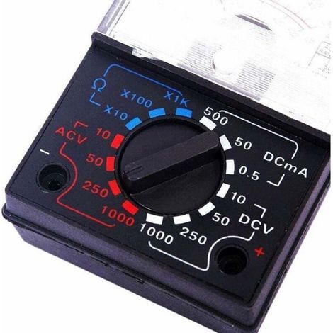Multimètre Analogique - Testeur De Continuité Électrique - Pour Circuits Électriques Et Électroniques - 1000 V CA CC - 1 Pièce (1/4)
